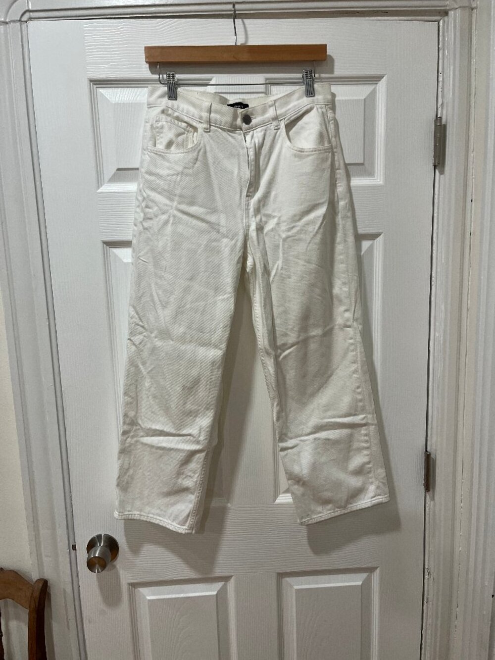 Theory Cropped Jeans White Size 27